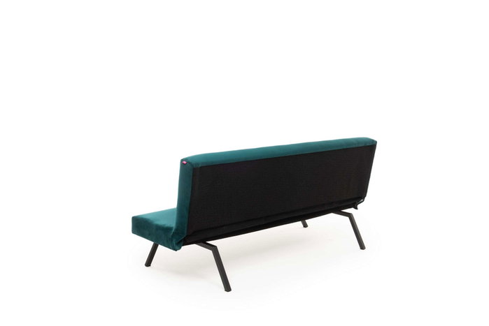 Atelier Del Sofa Zola - Sofá-Cama de 3 Plazas Verde Petróleo Atelier Del Sofa Zola - Sofá-Cama de 3 Plazas Verde Petróleo